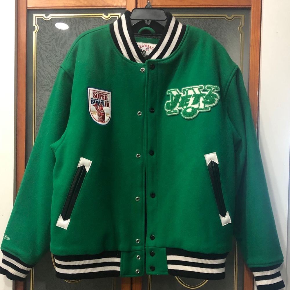 Mitchell & Ness Jets Varsity Jacket